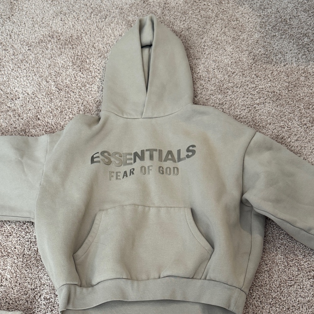 Fear of God Essentials Beige Sweatshirt